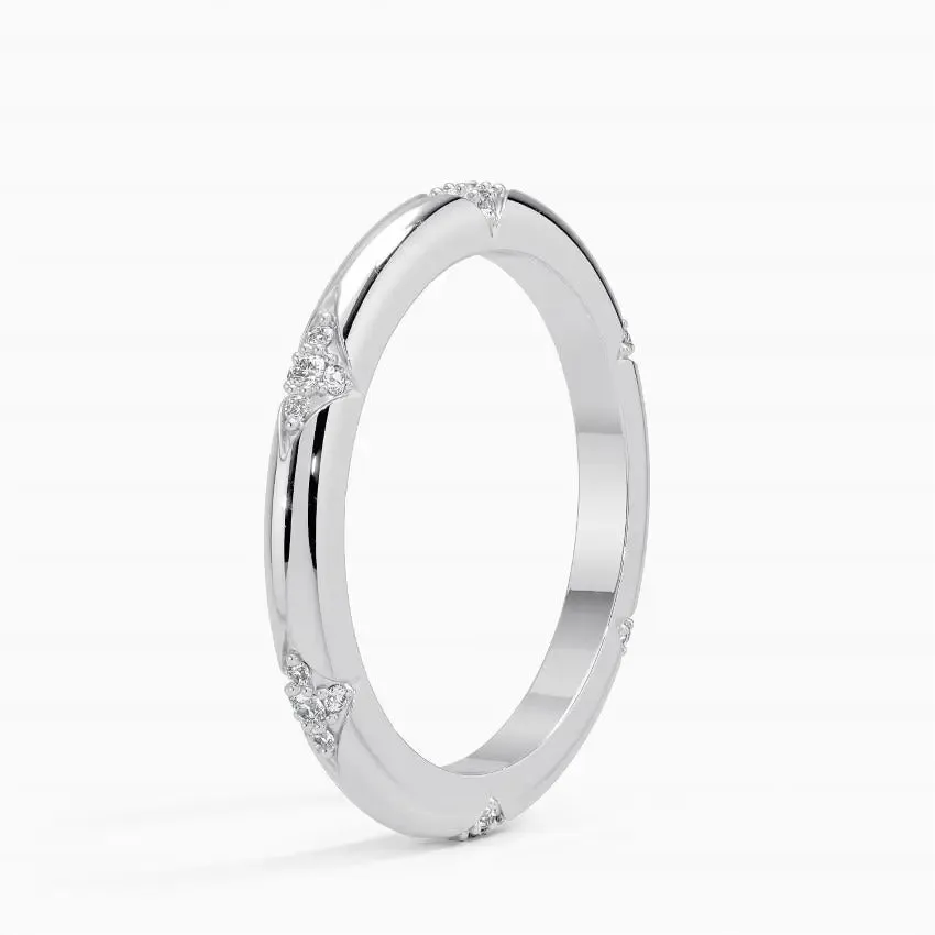 0.13CTW Stacking Lab Grown Diamond Wedding Band