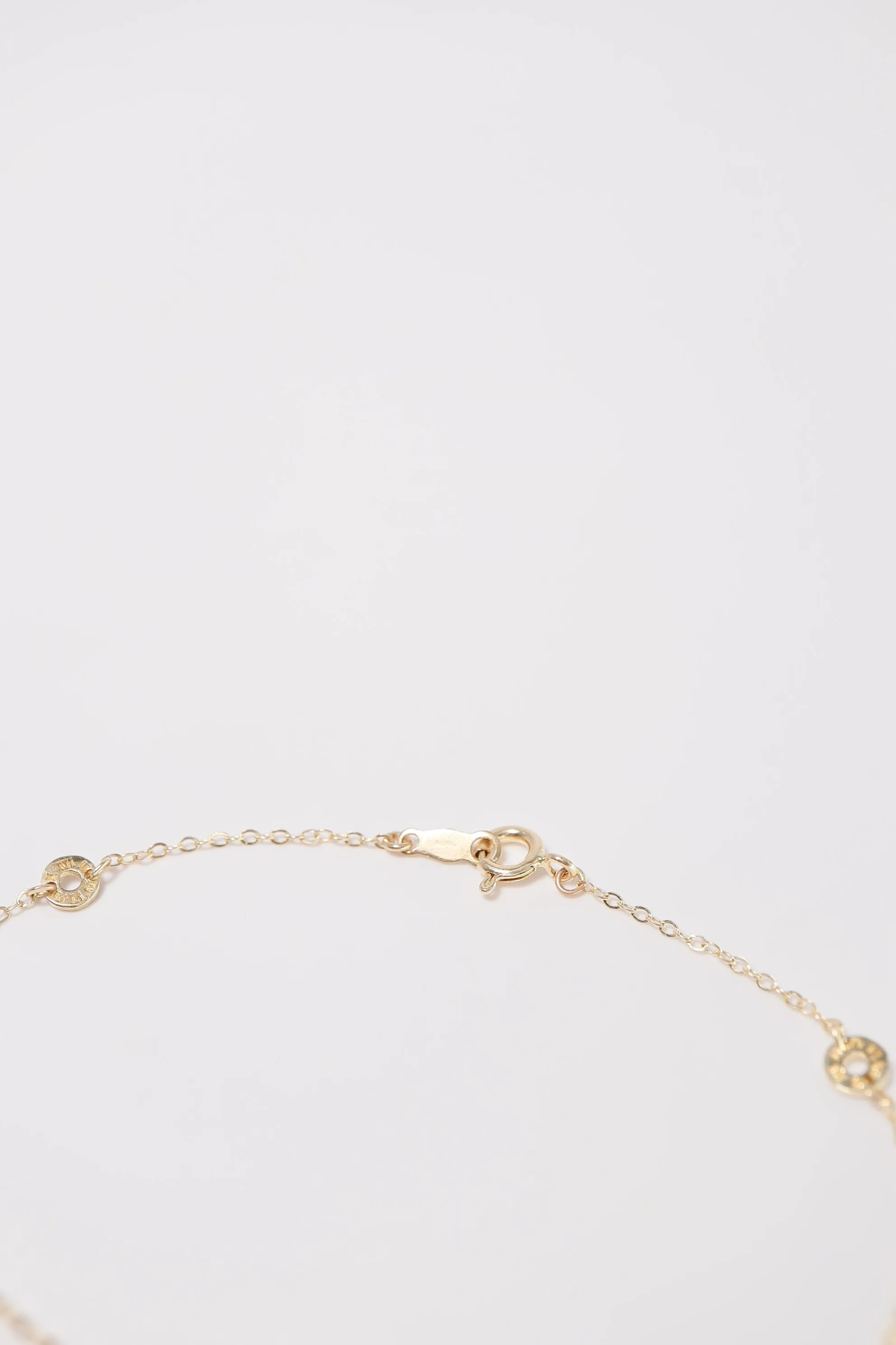 14K Solid Gold Timeless Reversible Two Ways Chain Bracelet