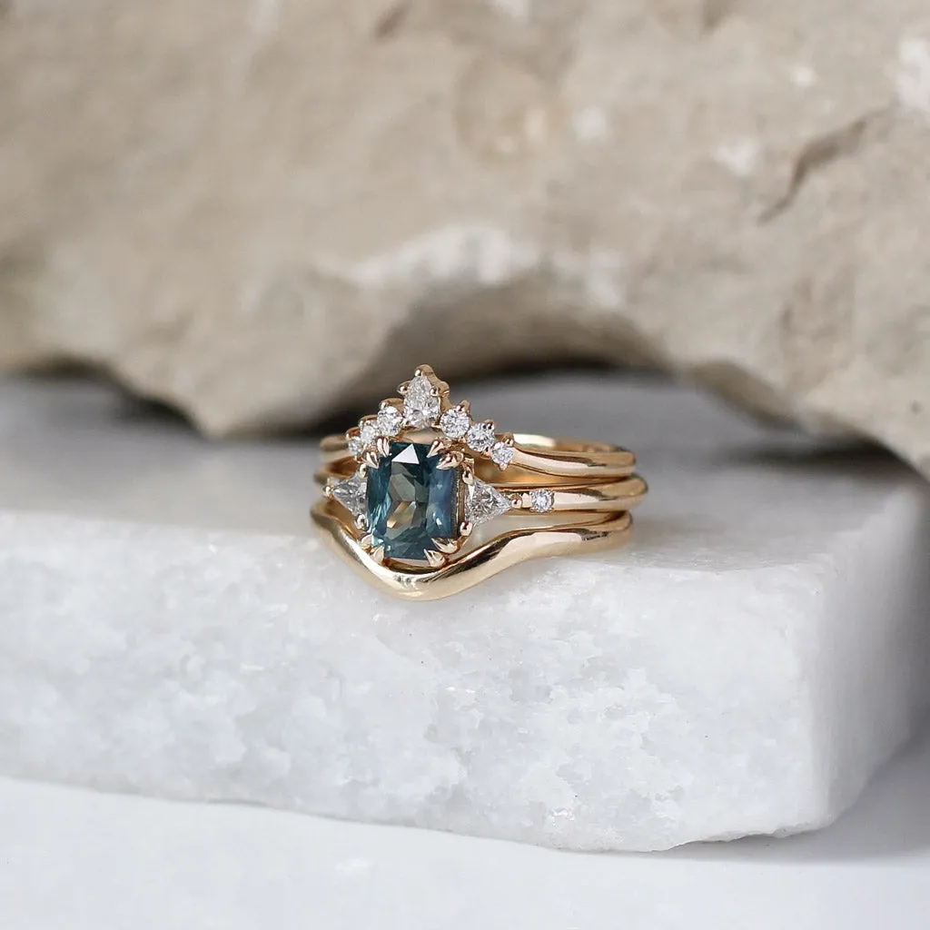 1.58ct Lily Montana Teal Sapphire Ring