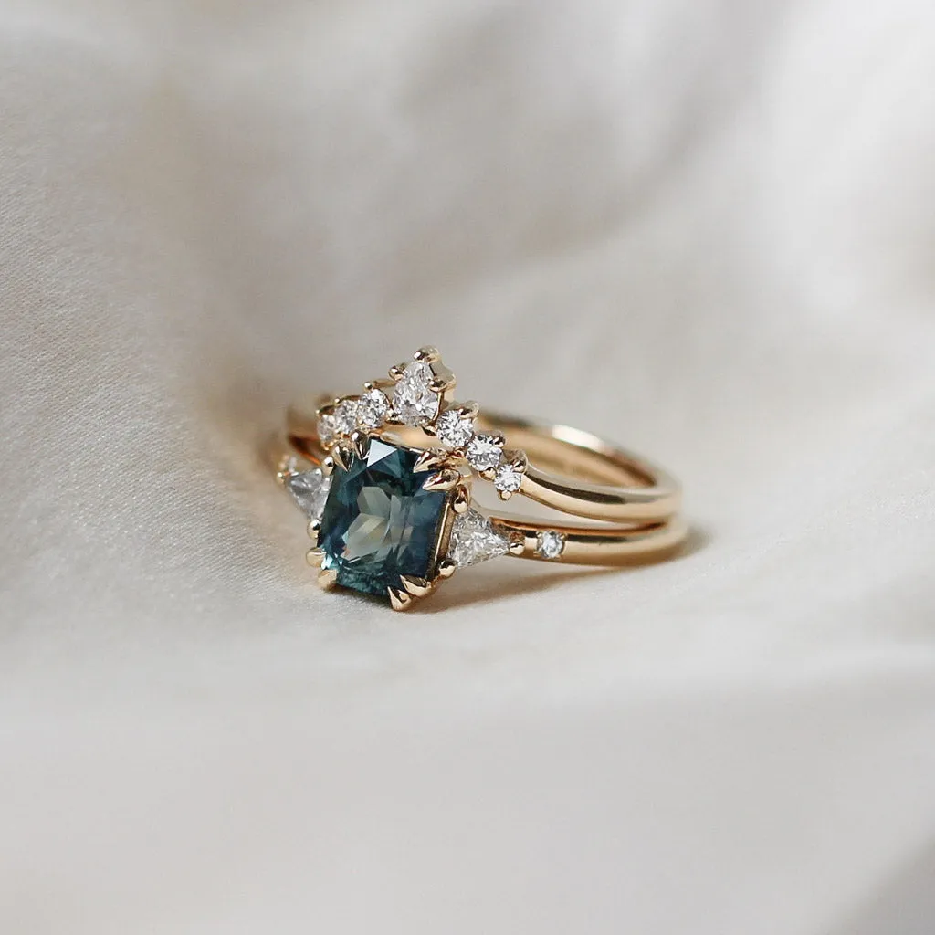 1.58ct Lily Montana Teal Sapphire Ring