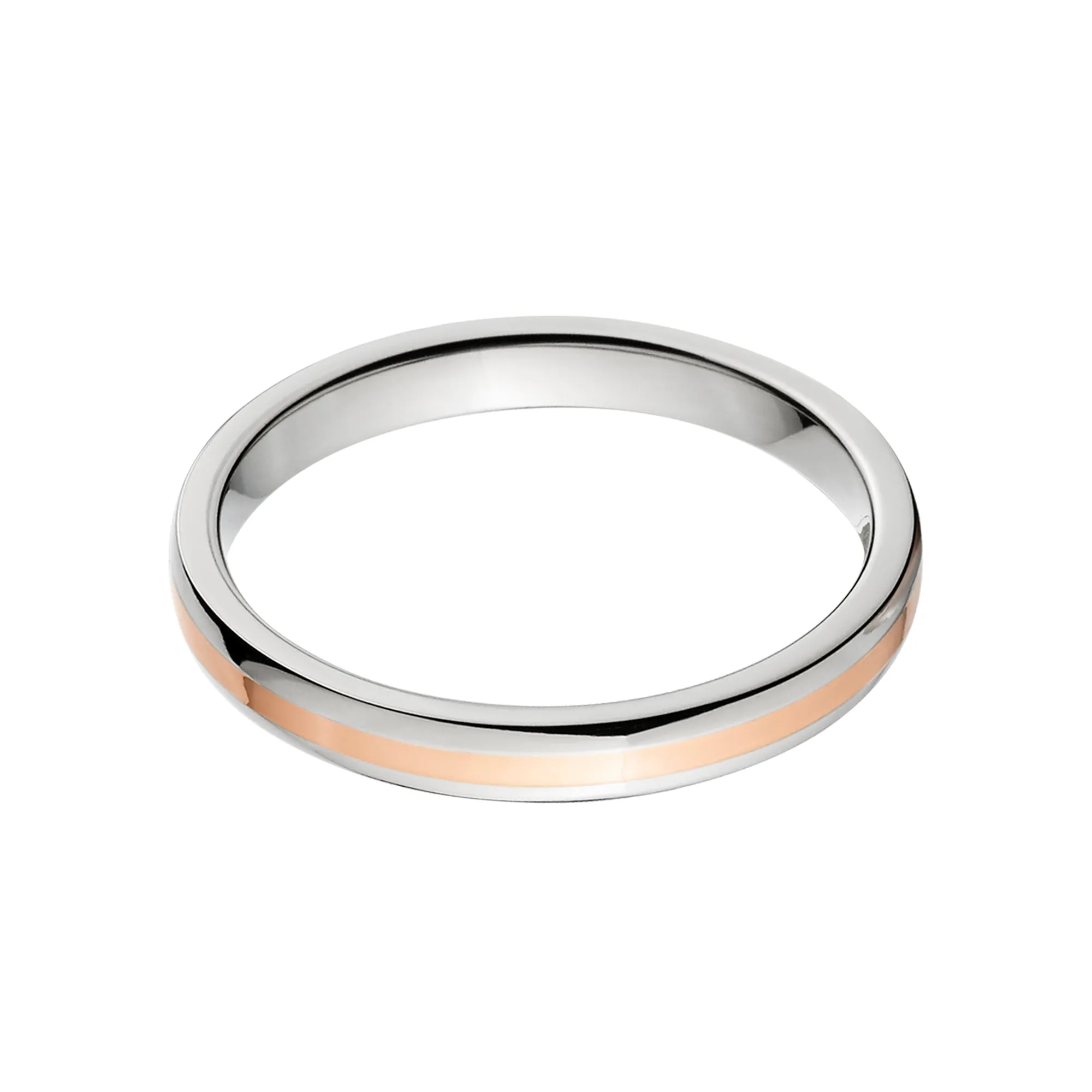 4mm Titanium Ring - Copper Wedding Bands