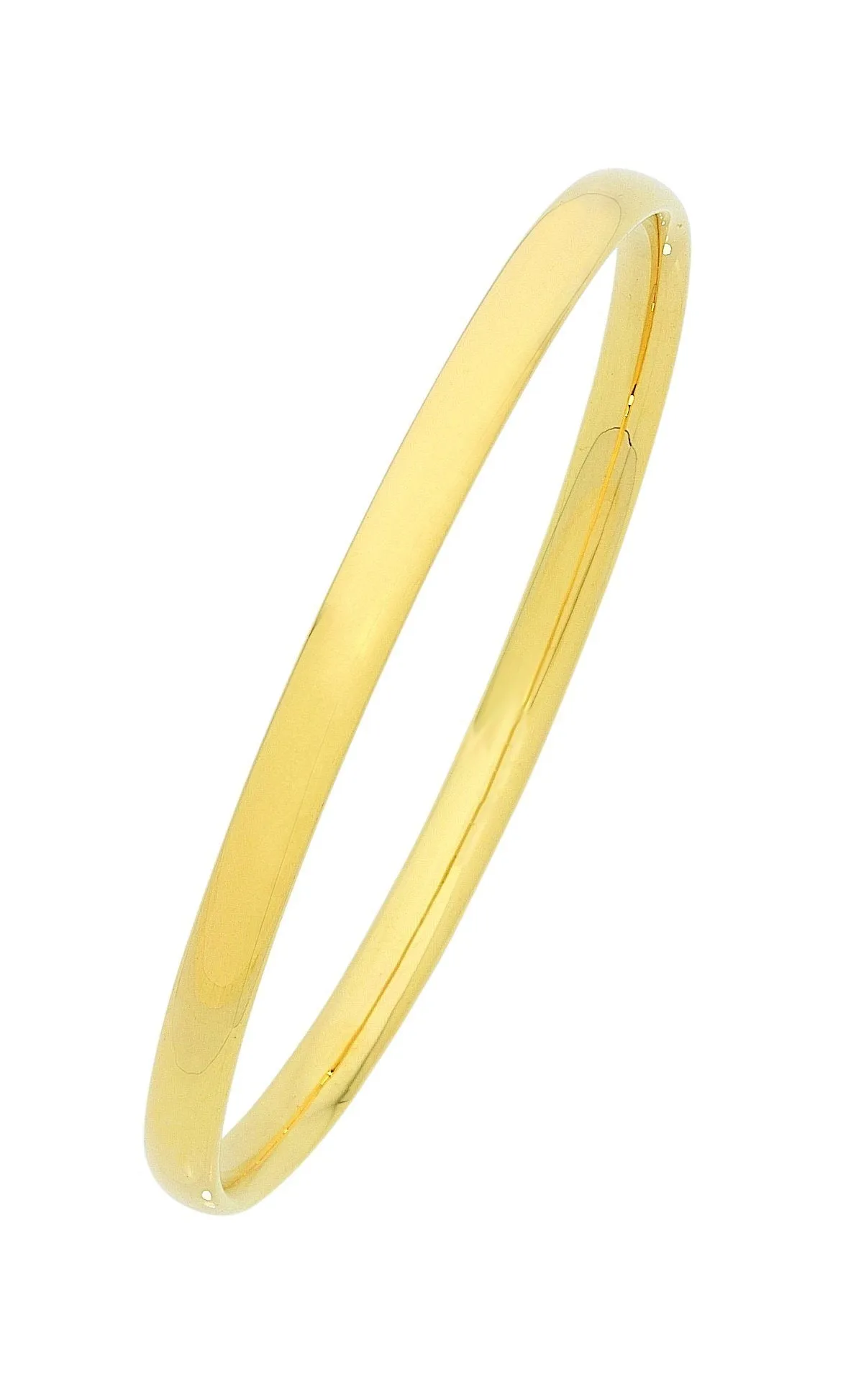 60mm Plain Golf Bangle in 9ct Yellow Gold