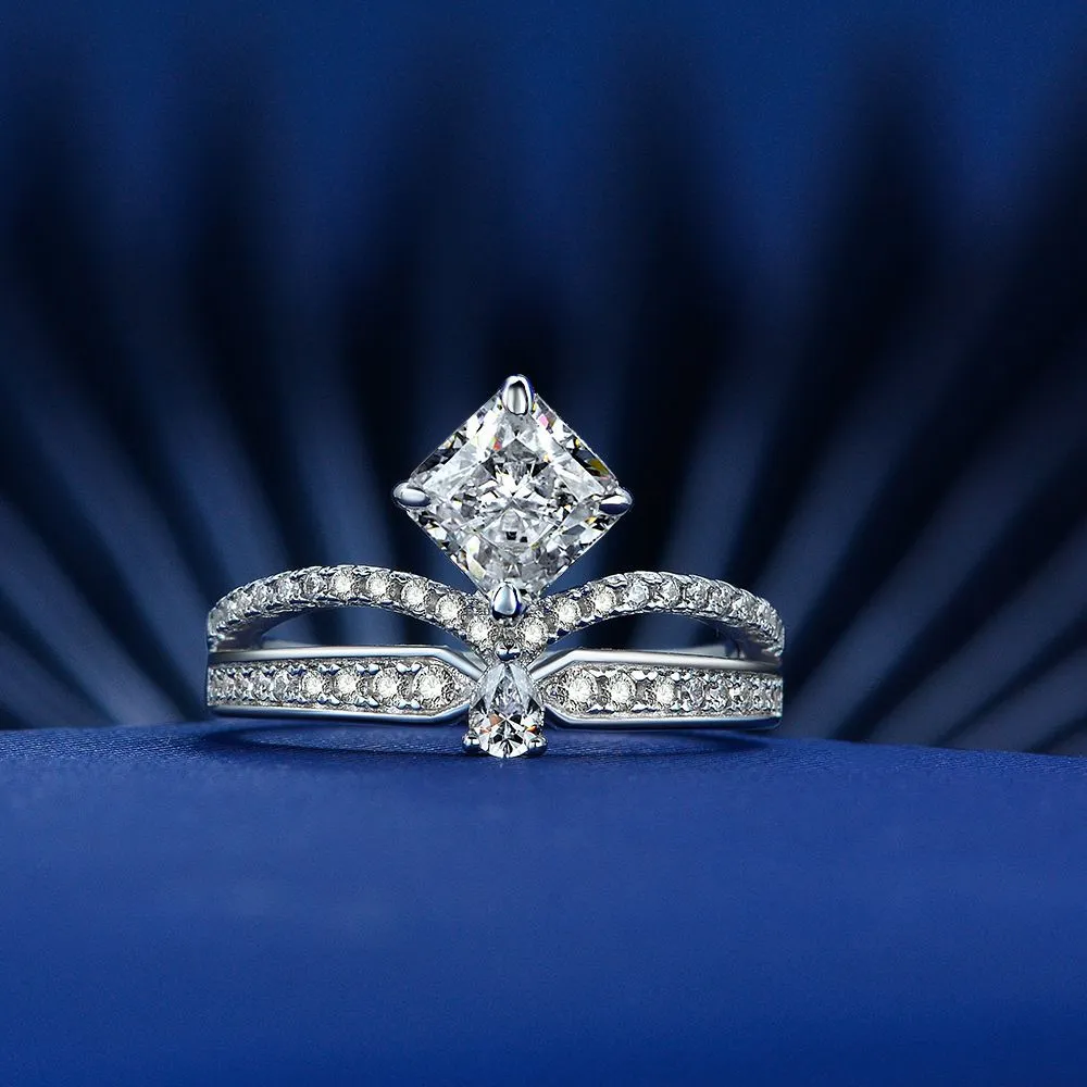 925 Sterling Silver Crown Ring