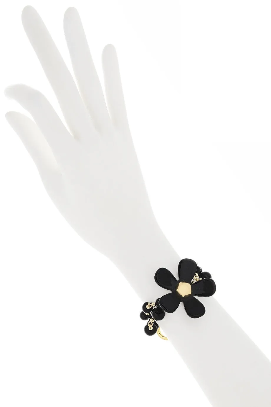 A. H. CRAWFORD DAISY Black Pearl Bracelet