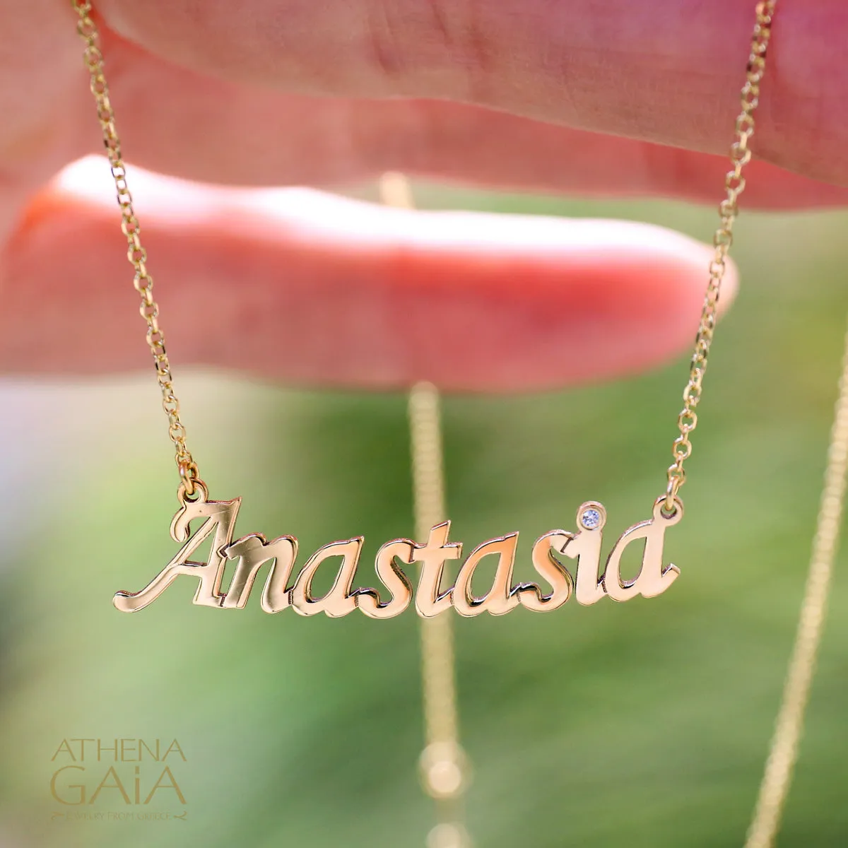 Al'Oro Personalized Name Necklace