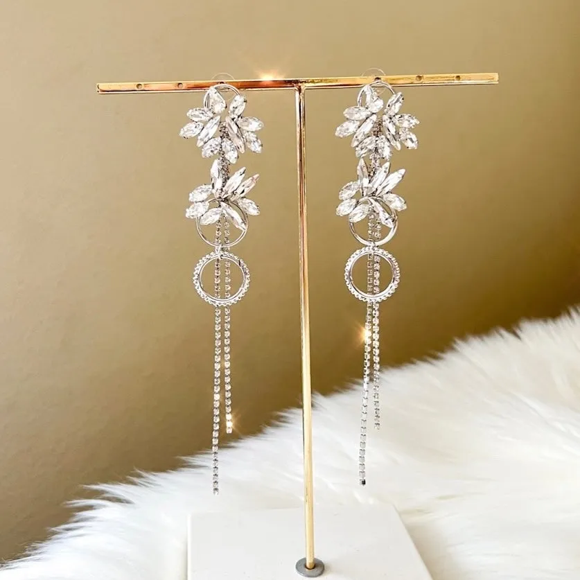 Amaryllis Rhinestone Earrings