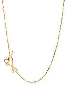 AMI Paris   ADC pendant chain necklace 