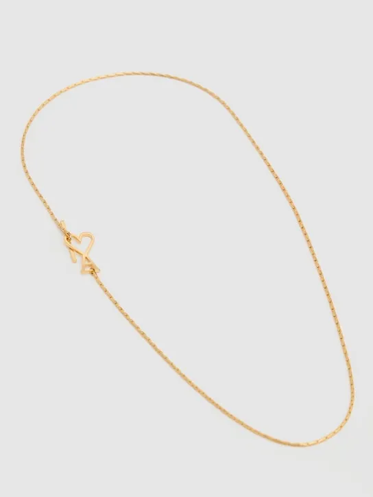 AMI Paris   ADC pendant chain necklace 