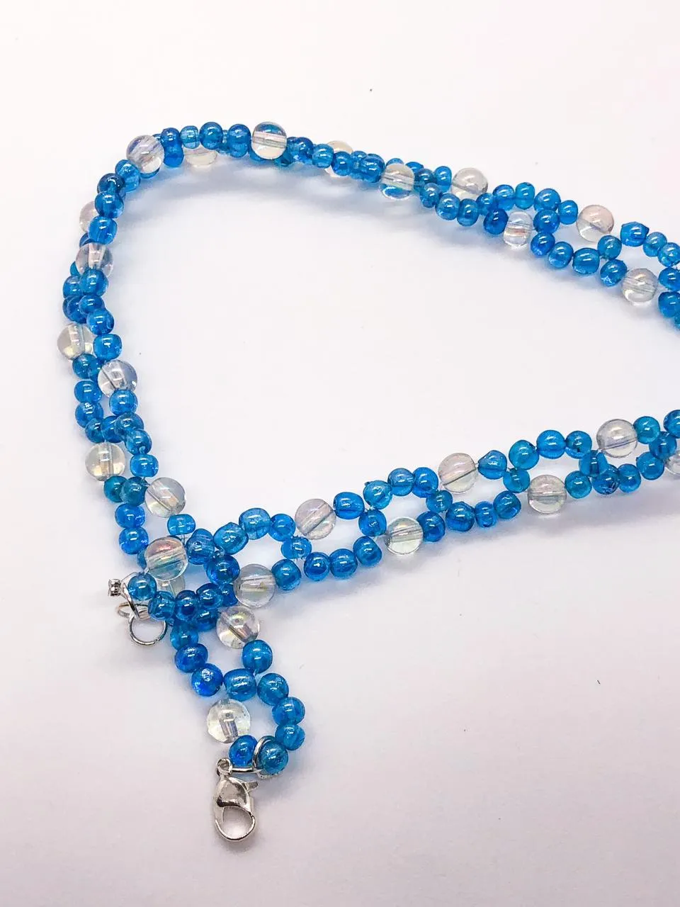 Beaded choker necklace