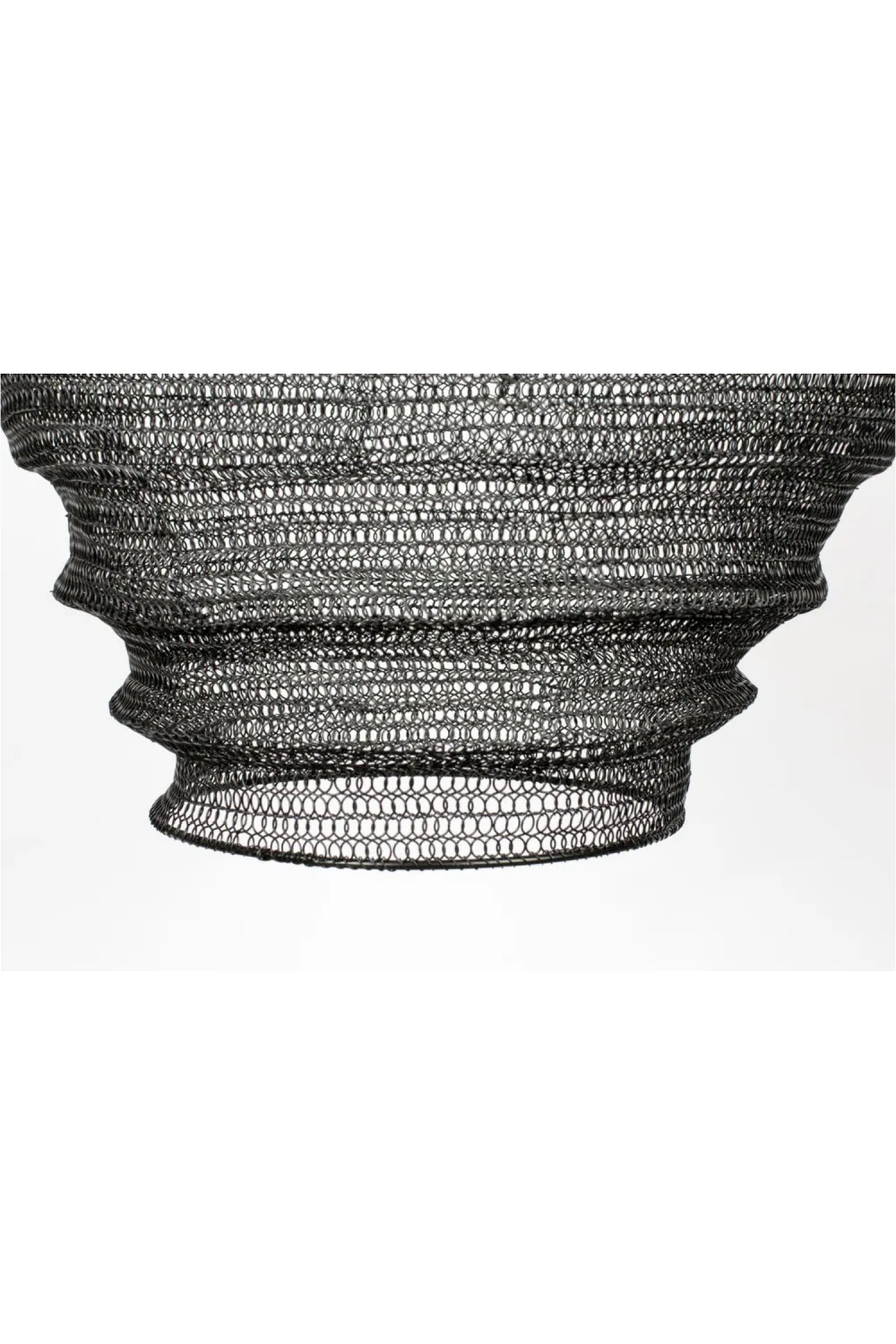 Black Iron Mesh Pendant Lamp L | DF Lena