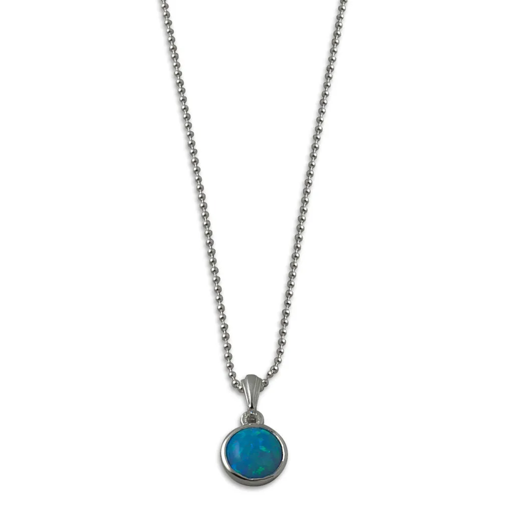 BLUE CELLINE OPAL NECKLACE