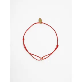 Bracelet Cordon Etoile Creuse Rouge