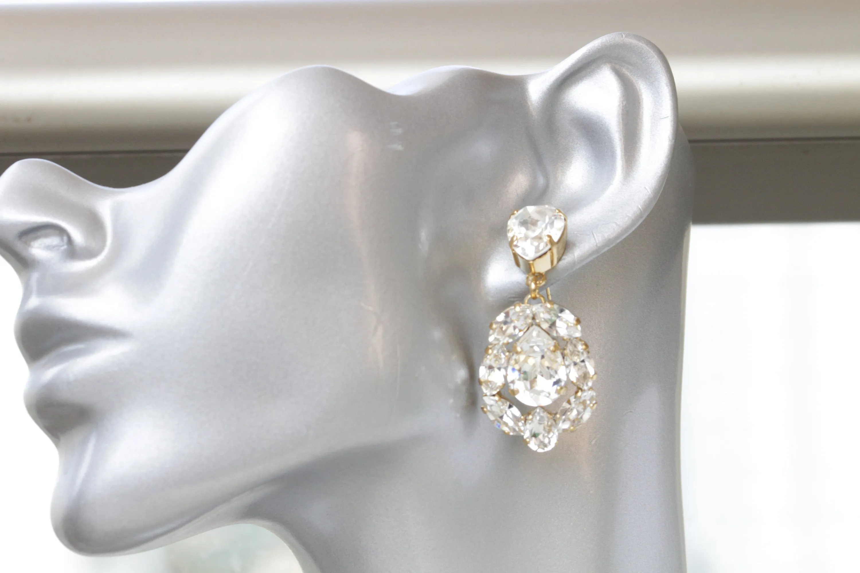 Bridal CRYSTALS earrings