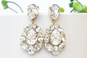 Bridal CRYSTALS earrings