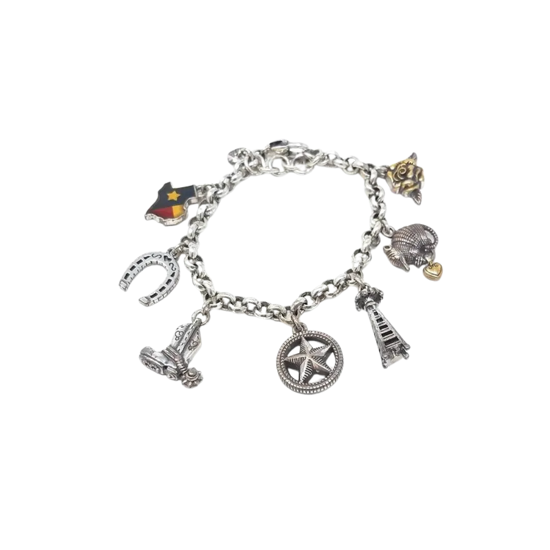 Brighton Women's State of Texas Charm Bracelet