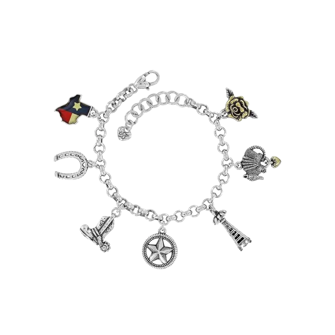 Brighton Women's State of Texas Charm Bracelet