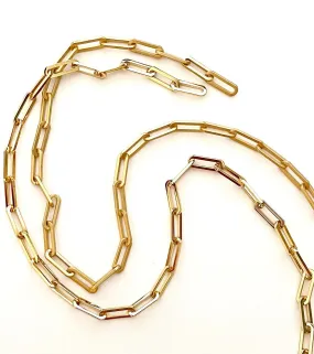 Bulk Jewelry Making Link Chain, Wholesale Chain, Large Paperclip Chain, Jewelry Finding, Jewelry Making, Extender Chain