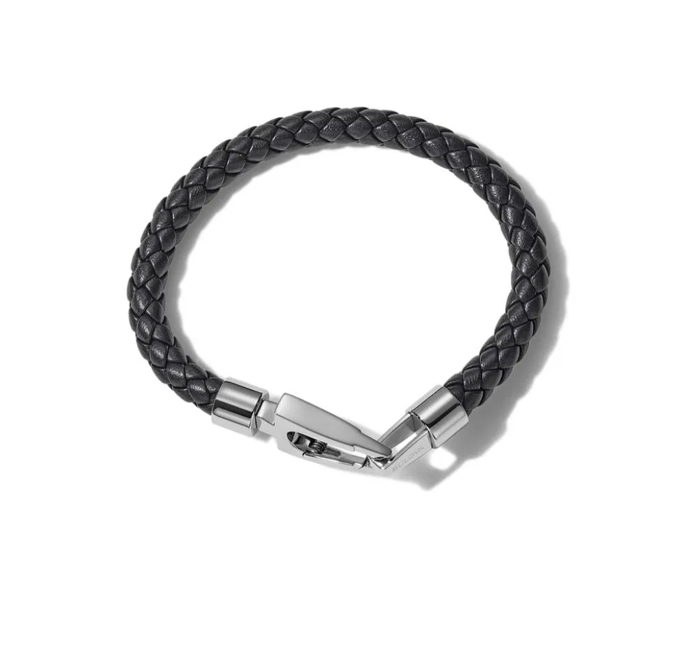 BULOVA - MARINE STAR BlACK LEATHER BRACELET J96B029L