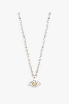 By Charlotte Eye Of Intuition Necklace - Silver