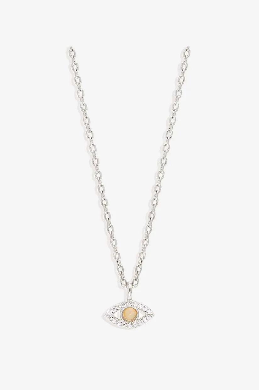 By Charlotte Eye Of Intuition Necklace - Silver