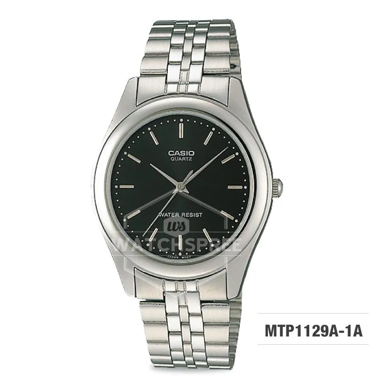 Casio Enticer Series Men's Stainless Steel Watch MTP1129A-1A