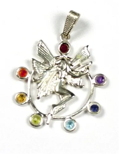 Chakra Fairy Pendant - gift packaged