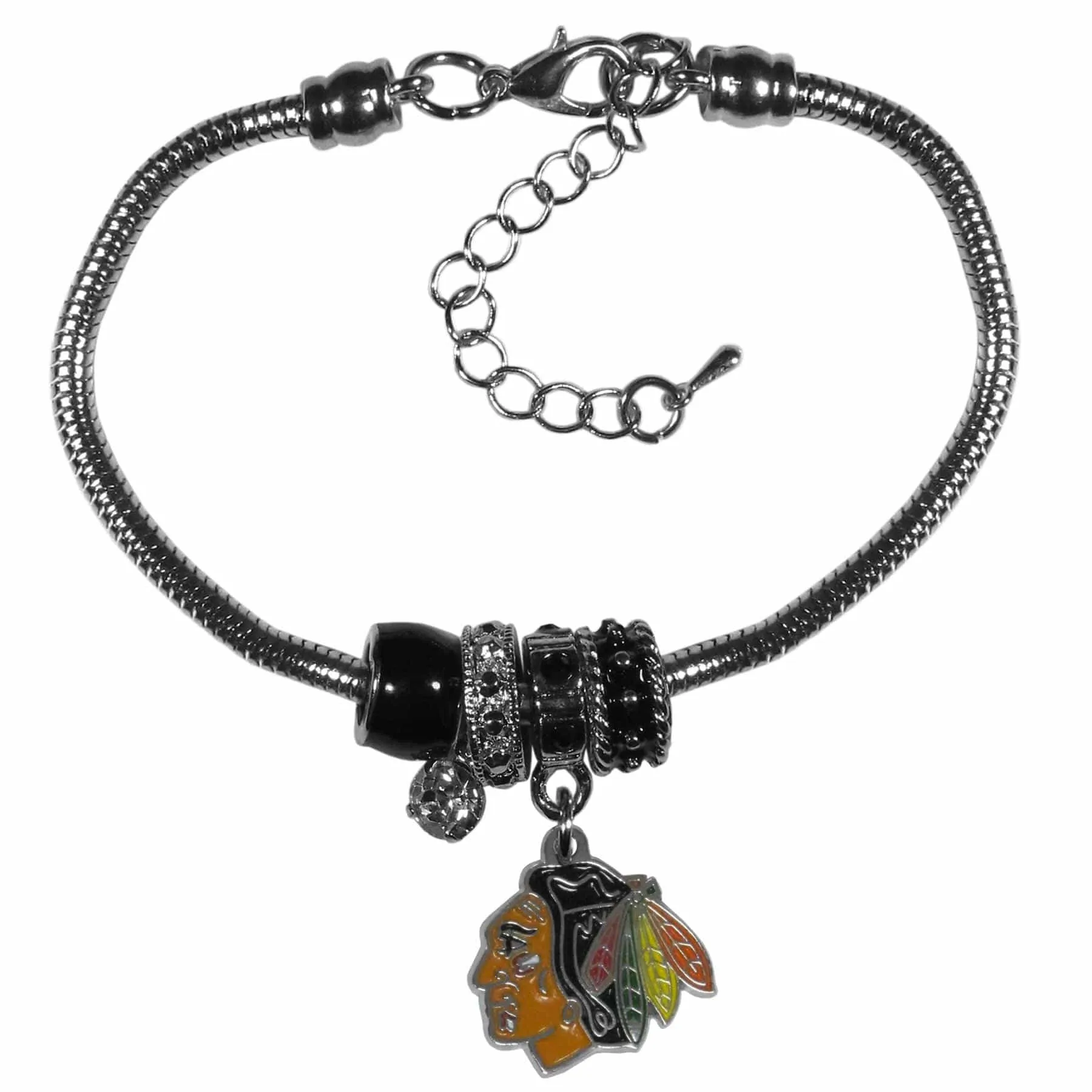 Chicago Blackhawks® Euro Bead Bracelet