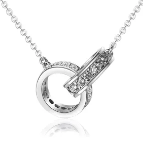 CHILLON - Sterling Silver & Zircon Necklace