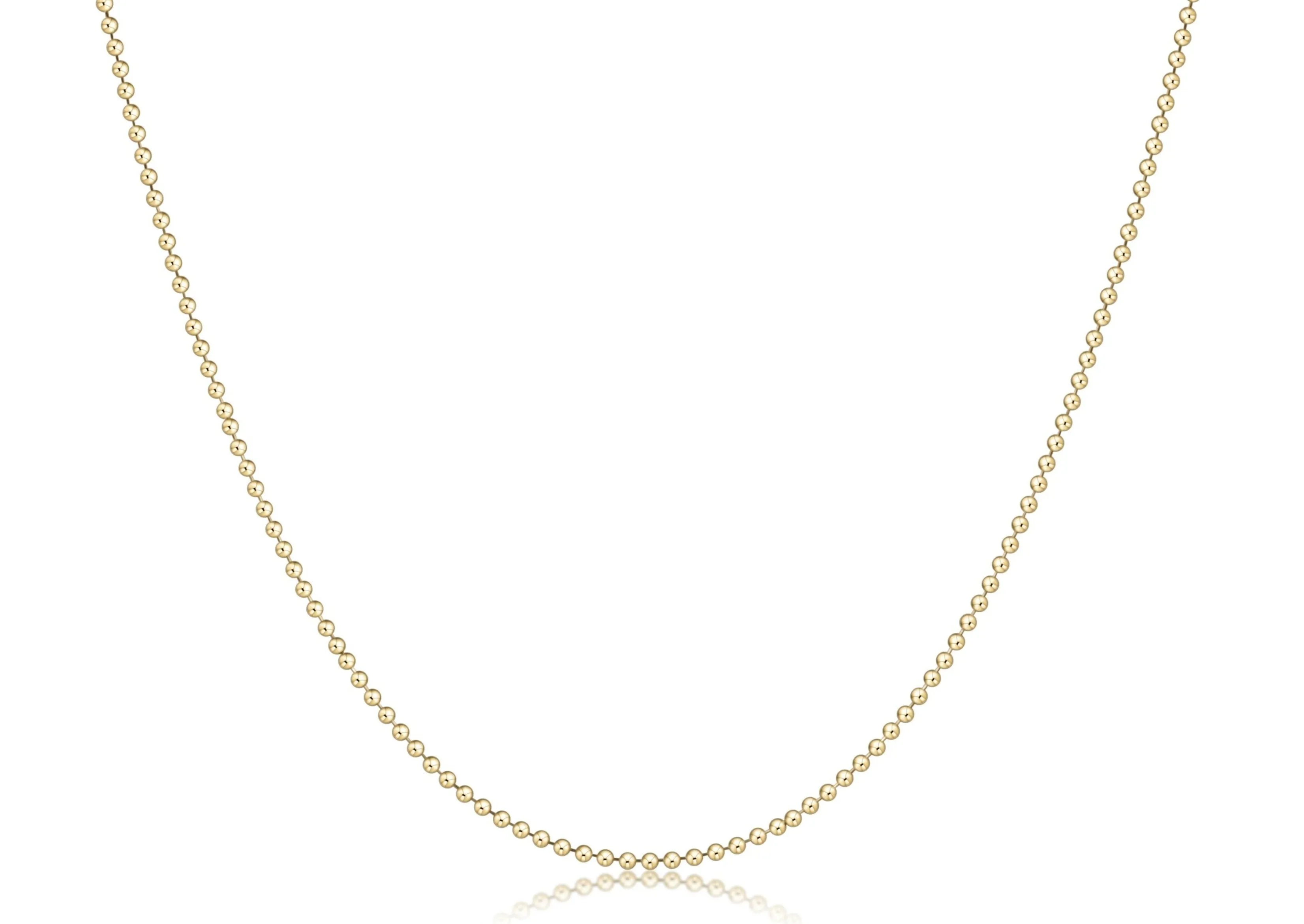 Choker Classic Beaded Chain - Gold