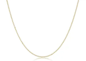 Choker Classic Beaded Chain - Gold