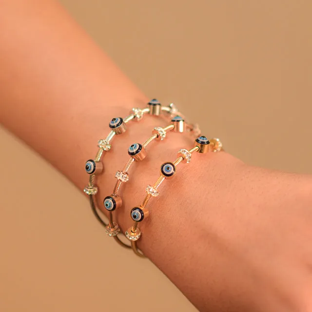 Classic Evil Eye Bangle/ Bracelet