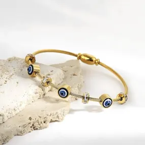 Classic Evil Eye Bangle/ Bracelet