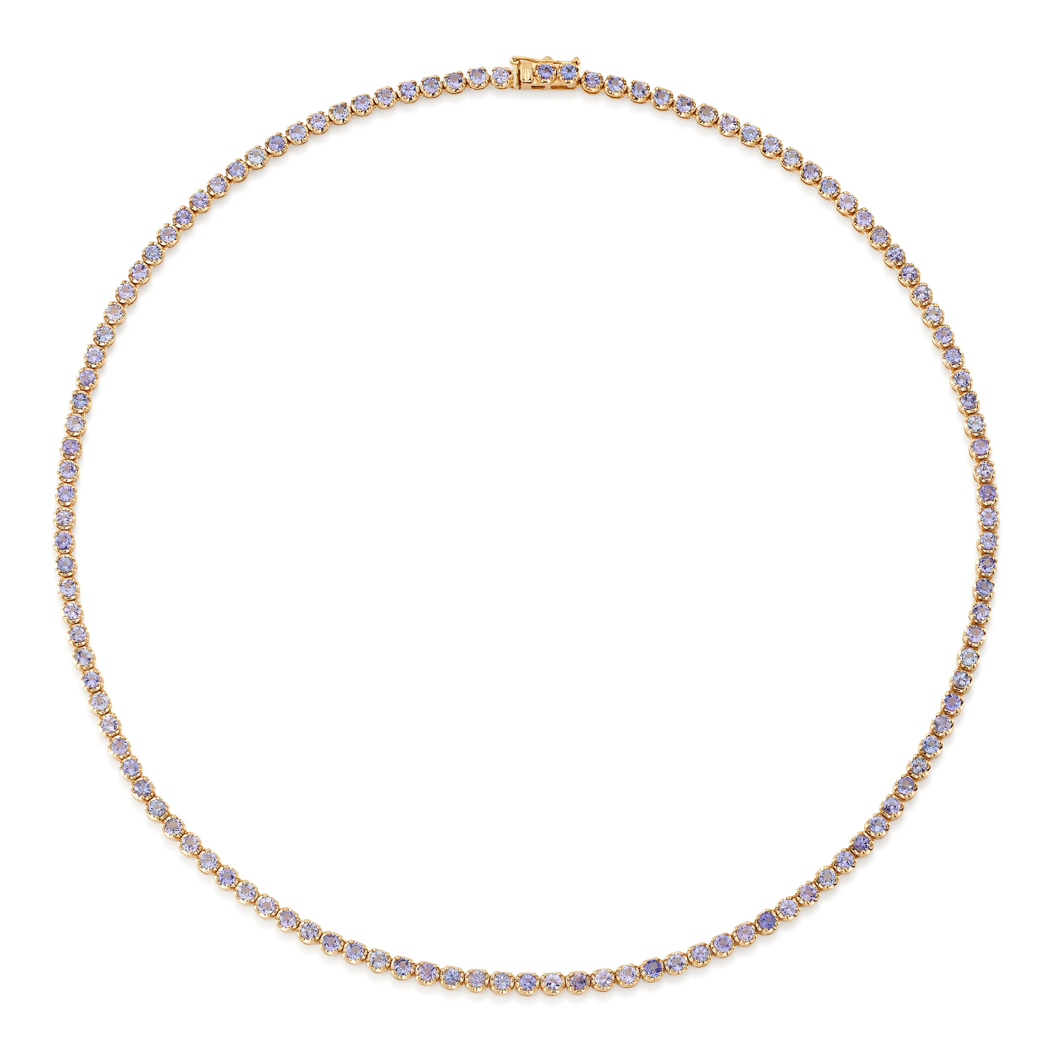 Classic Precious Stone Tennis Necklace