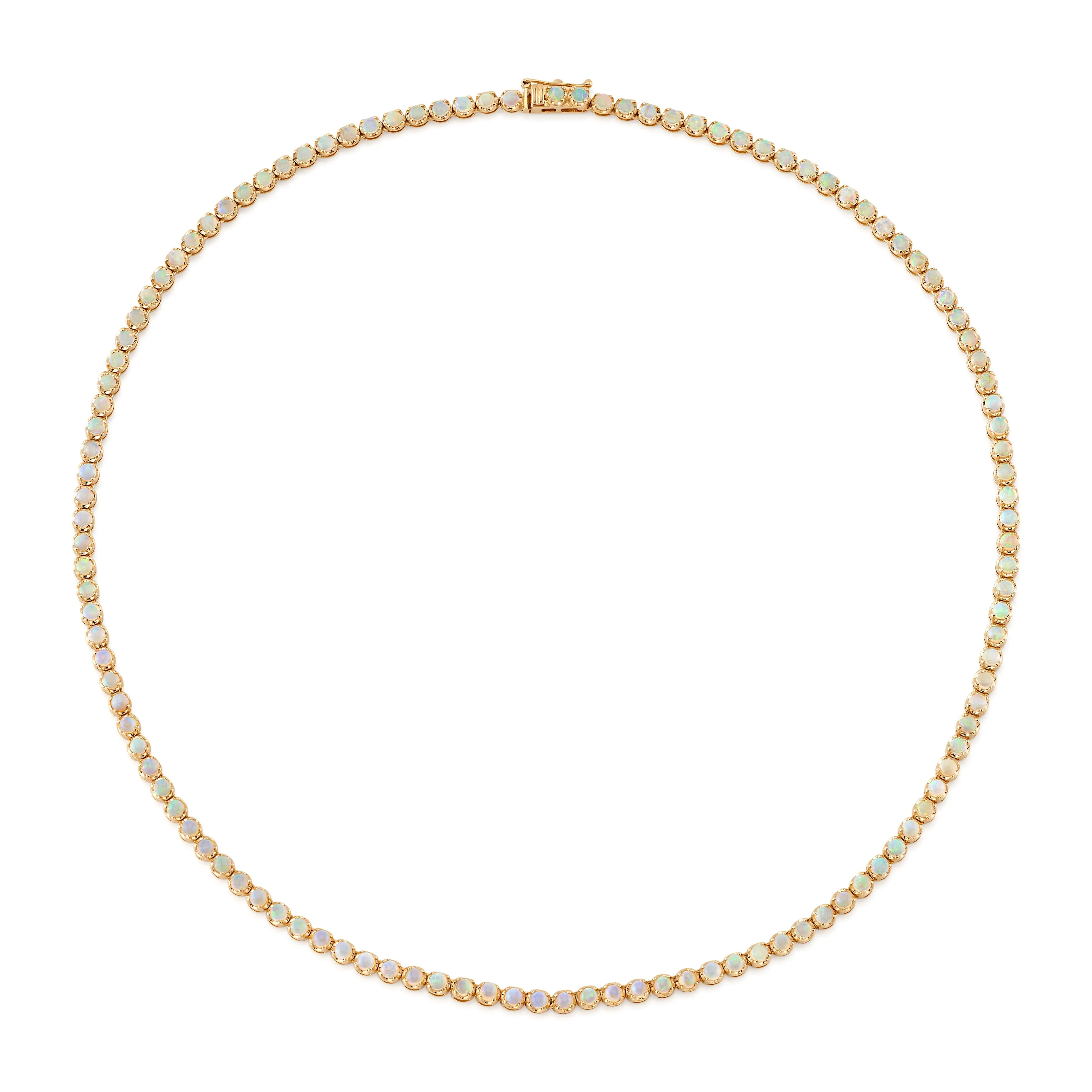 Classic Precious Stone Tennis Necklace