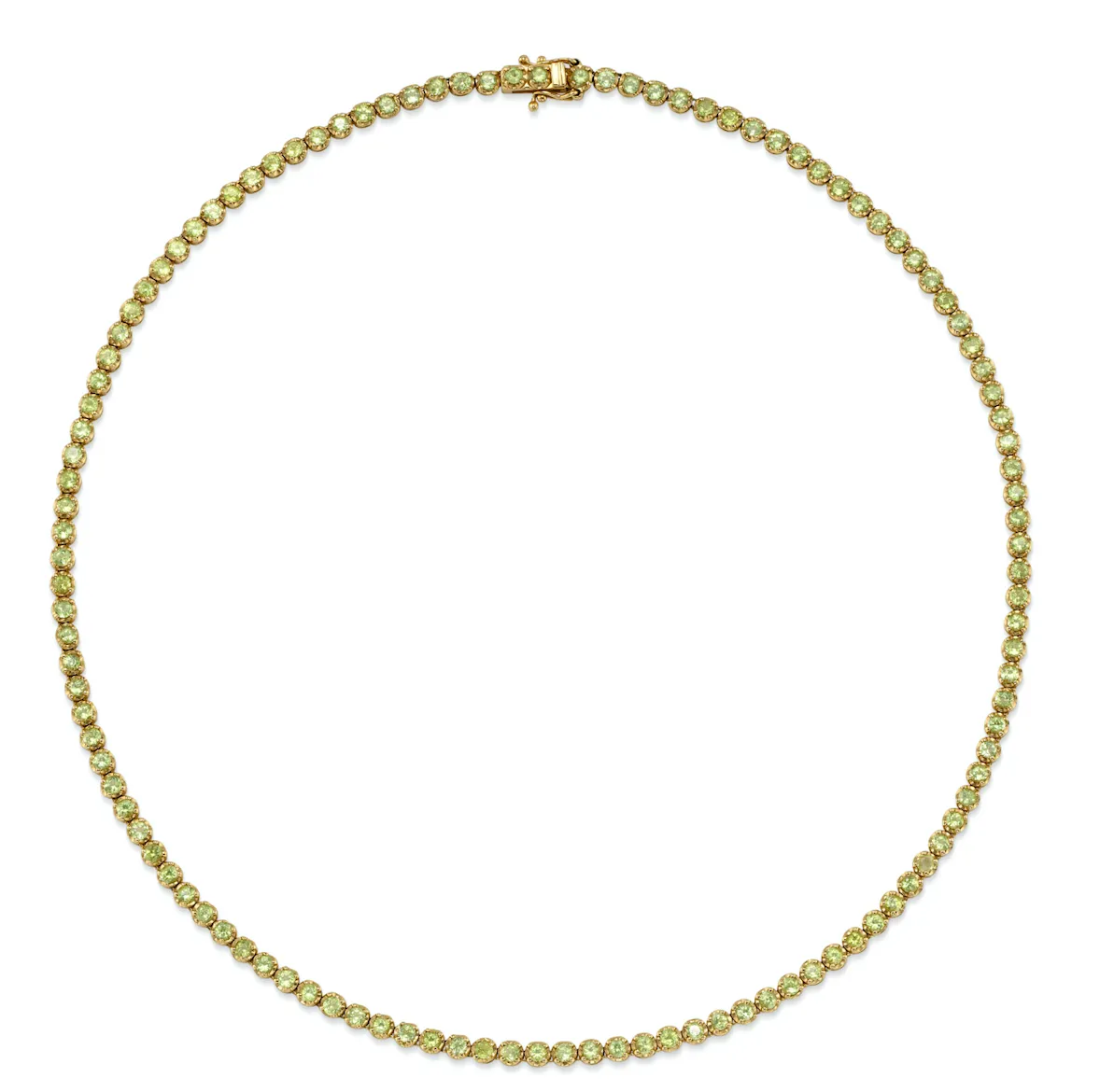 Classic Precious Stone Tennis Necklace