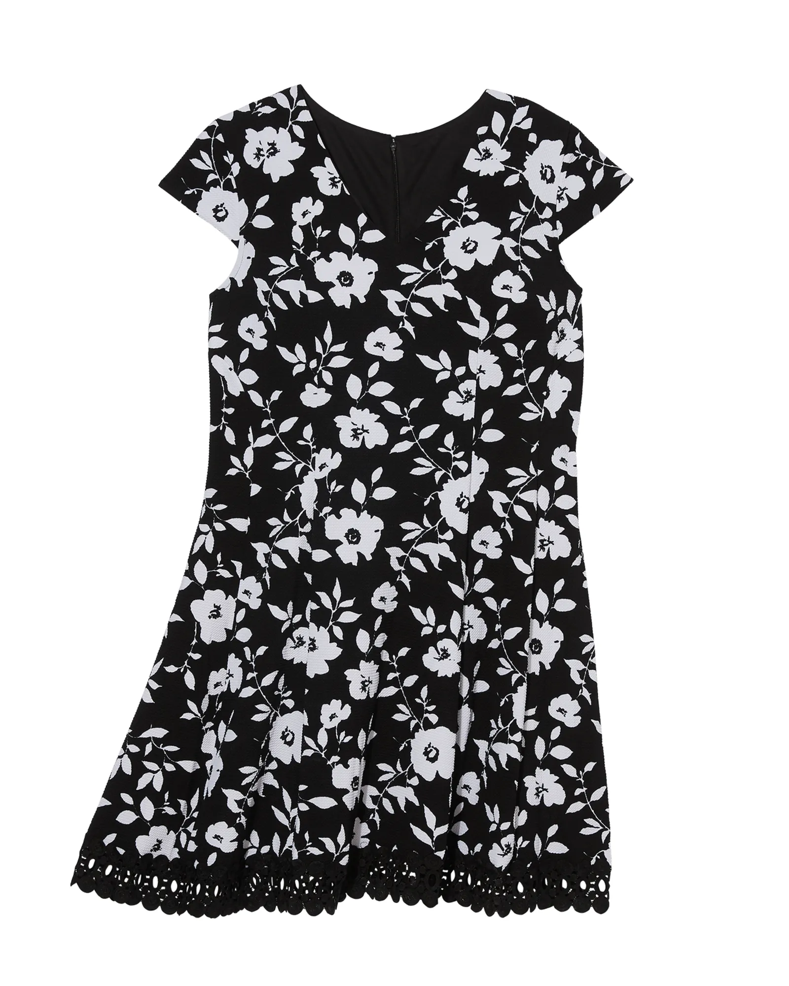 Cleveland Dress | Black / Ivory