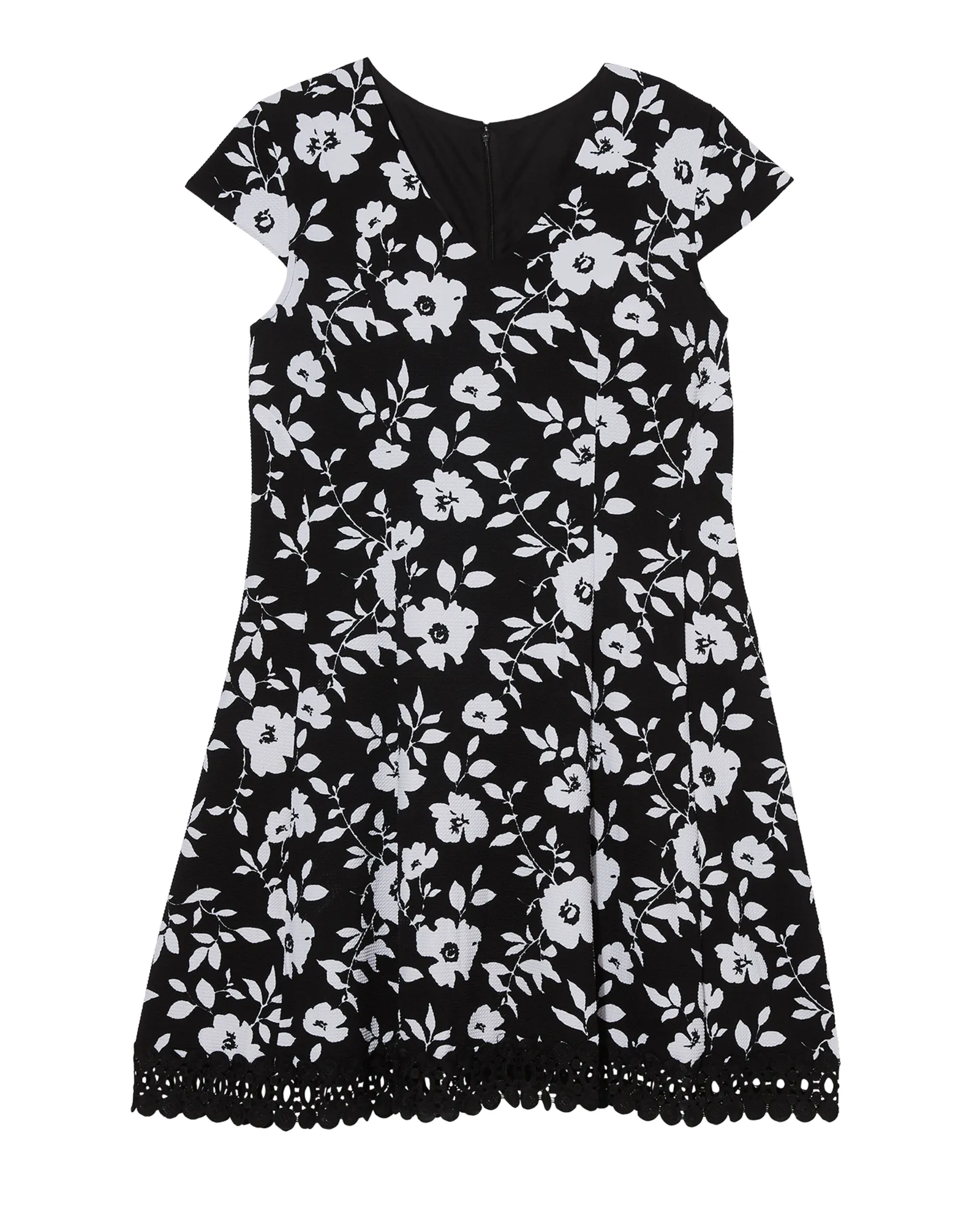 Cleveland Dress | Black / Ivory