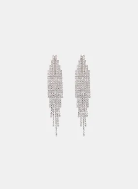 Cubic Zirconia Chandelier Earrings