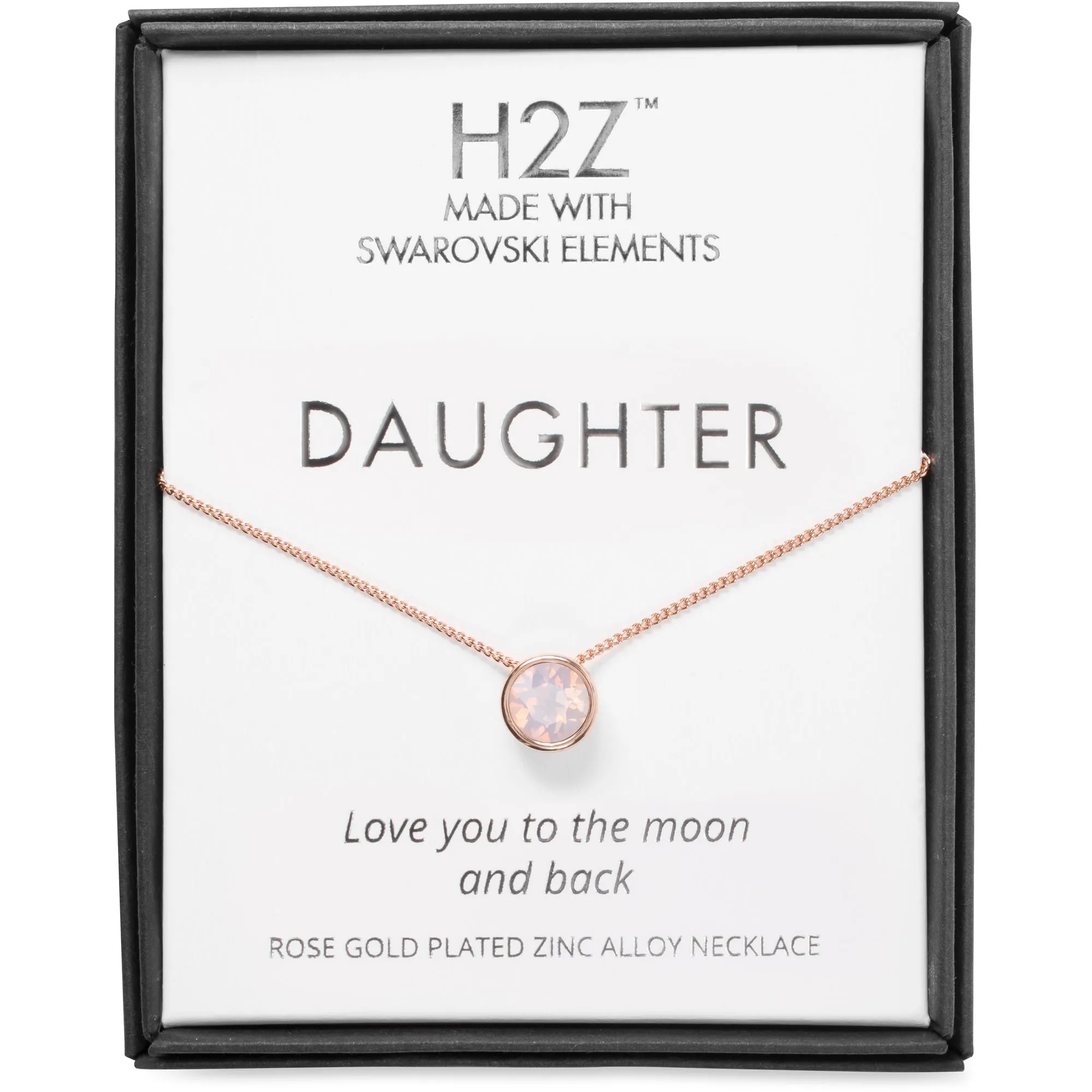 Daughter Rose Water Opal 16"-17.5" Rose Gold Necklace