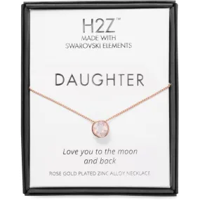 Daughter Rose Water Opal 16"-17.5" Rose Gold Necklace