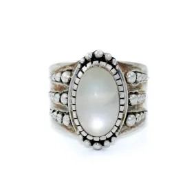 Divine Moonstone Silver Ring