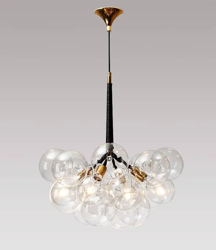 Doorana Modern Glass Balls Bubble Chandelier Lamp