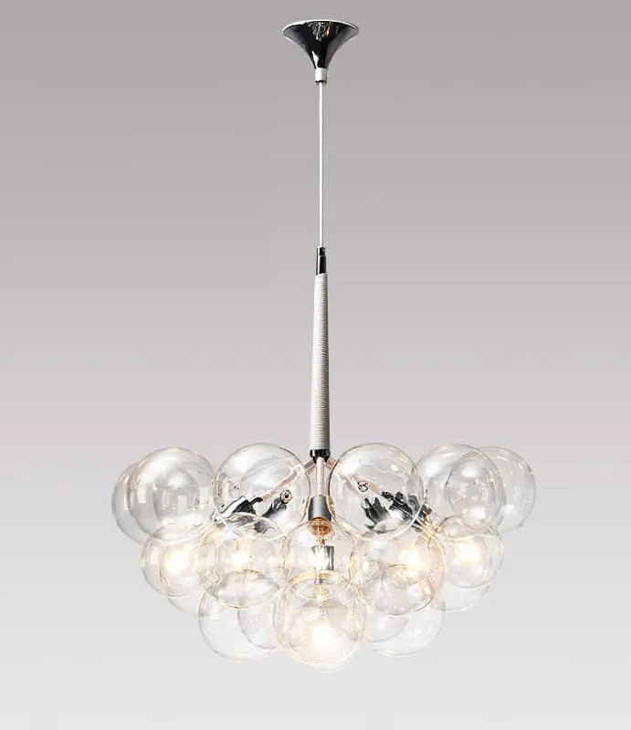 Doorana Modern Glass Balls Bubble Chandelier Lamp