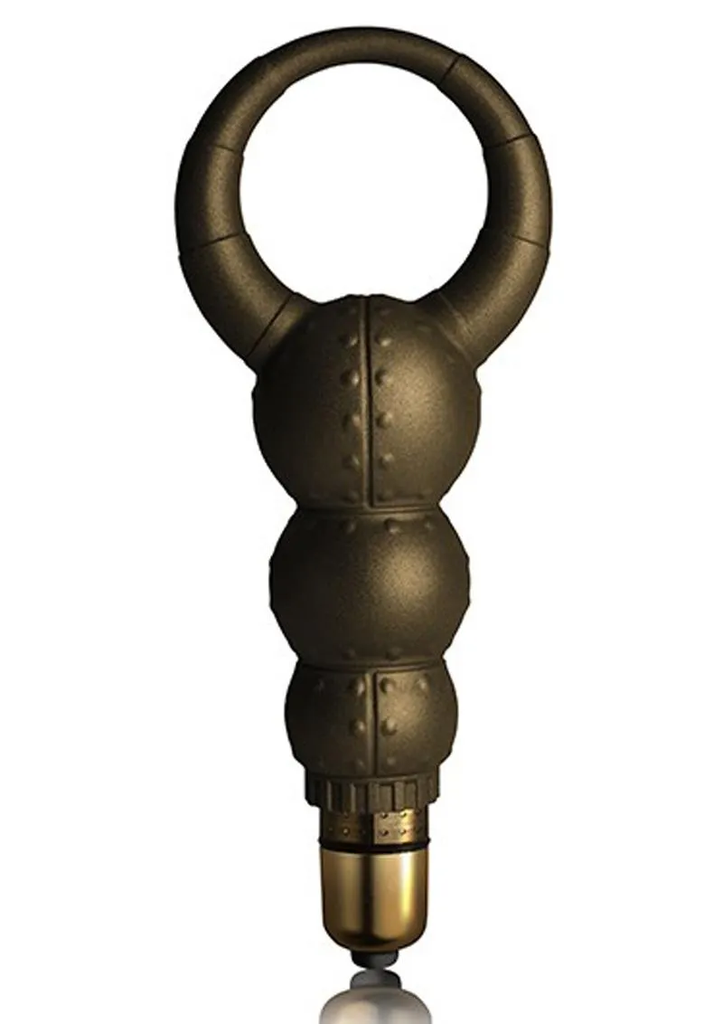 Dr. Rocco's Pleasure Emporium Poseidon Vibrating Cock Ring - Bronze