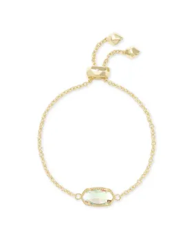 Elaina Gold Chain Bracelet in Dichroic Glass by Kendra Scott