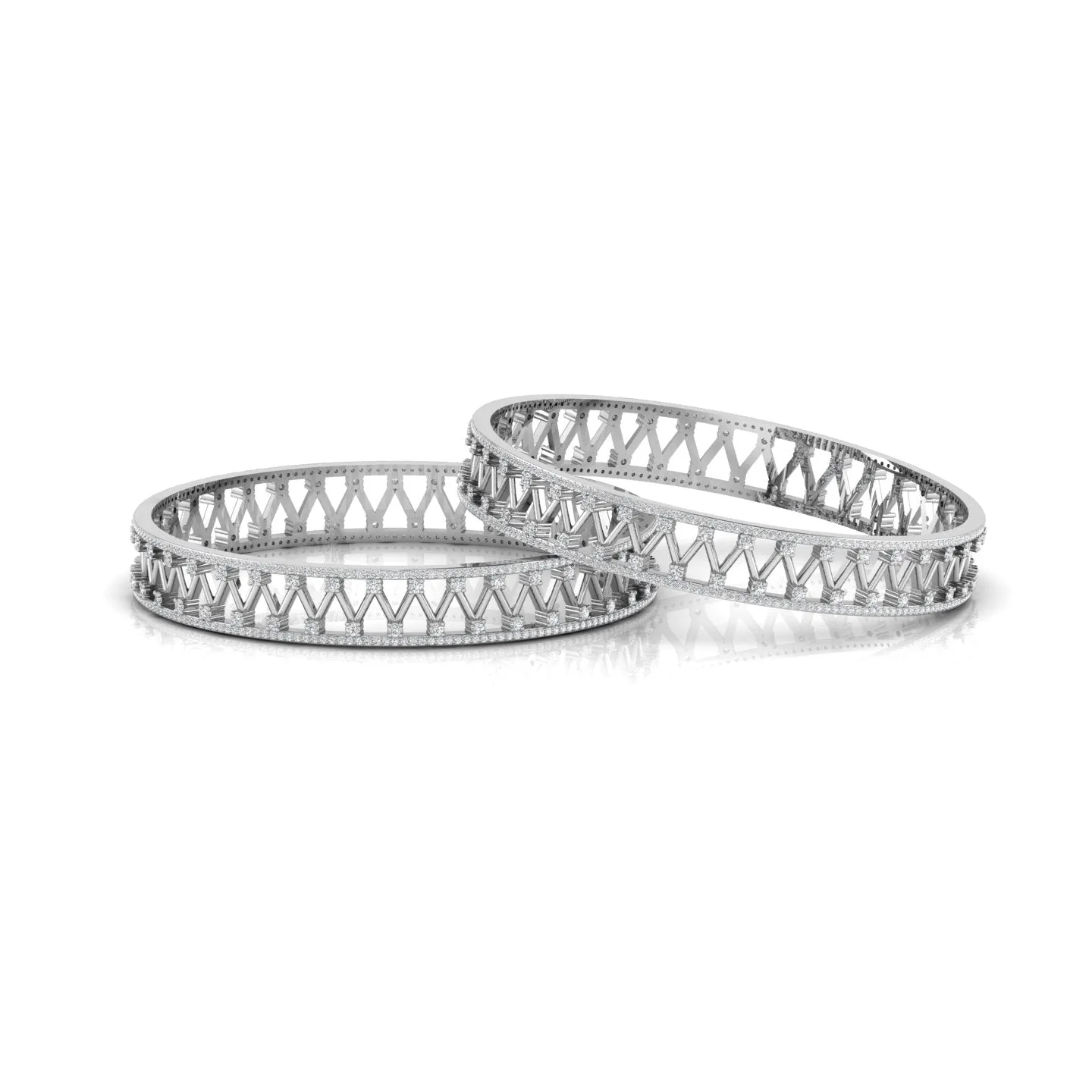 Embrace Silver Bangle