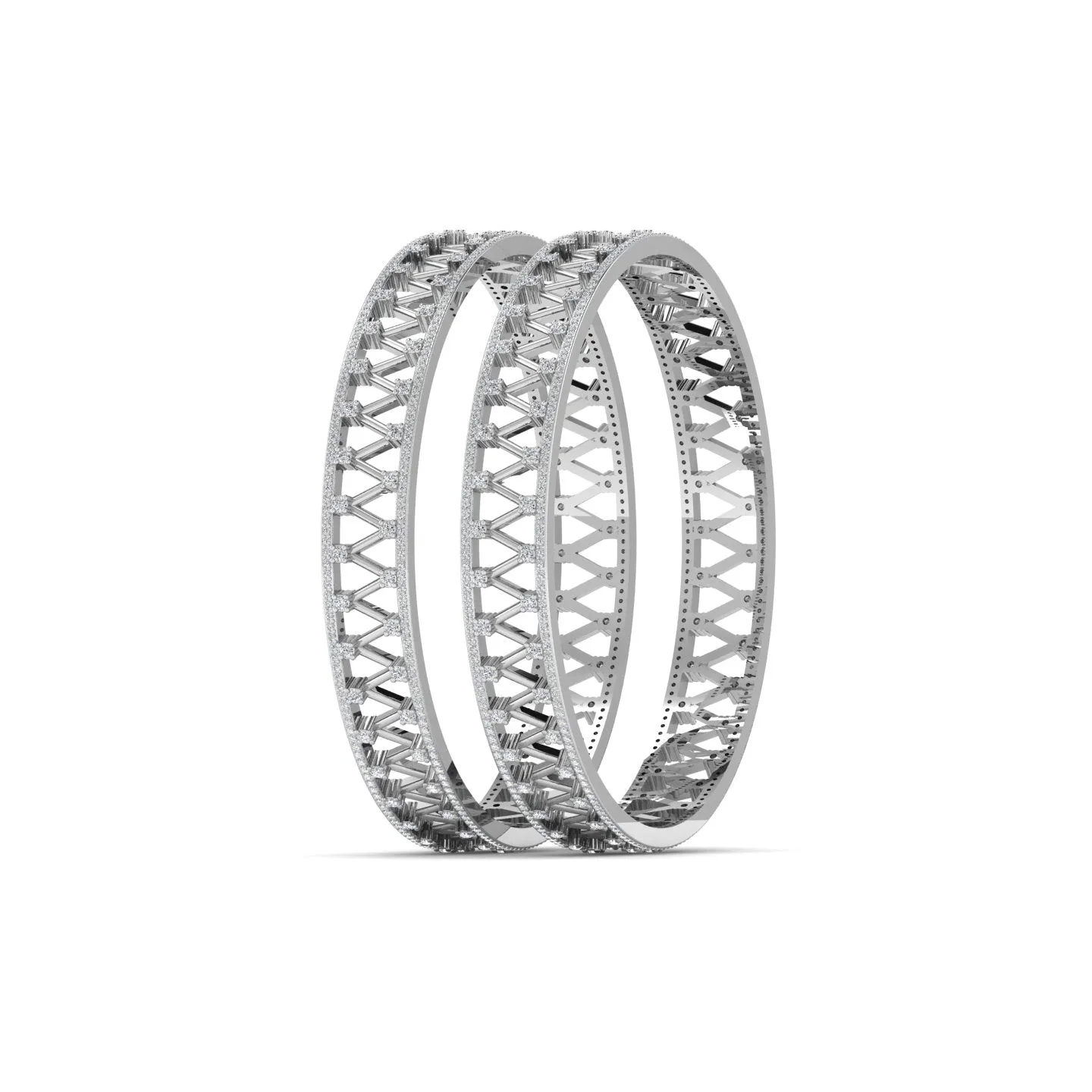 Embrace Silver Bangle