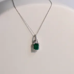 Emerald & Diamond Necklace