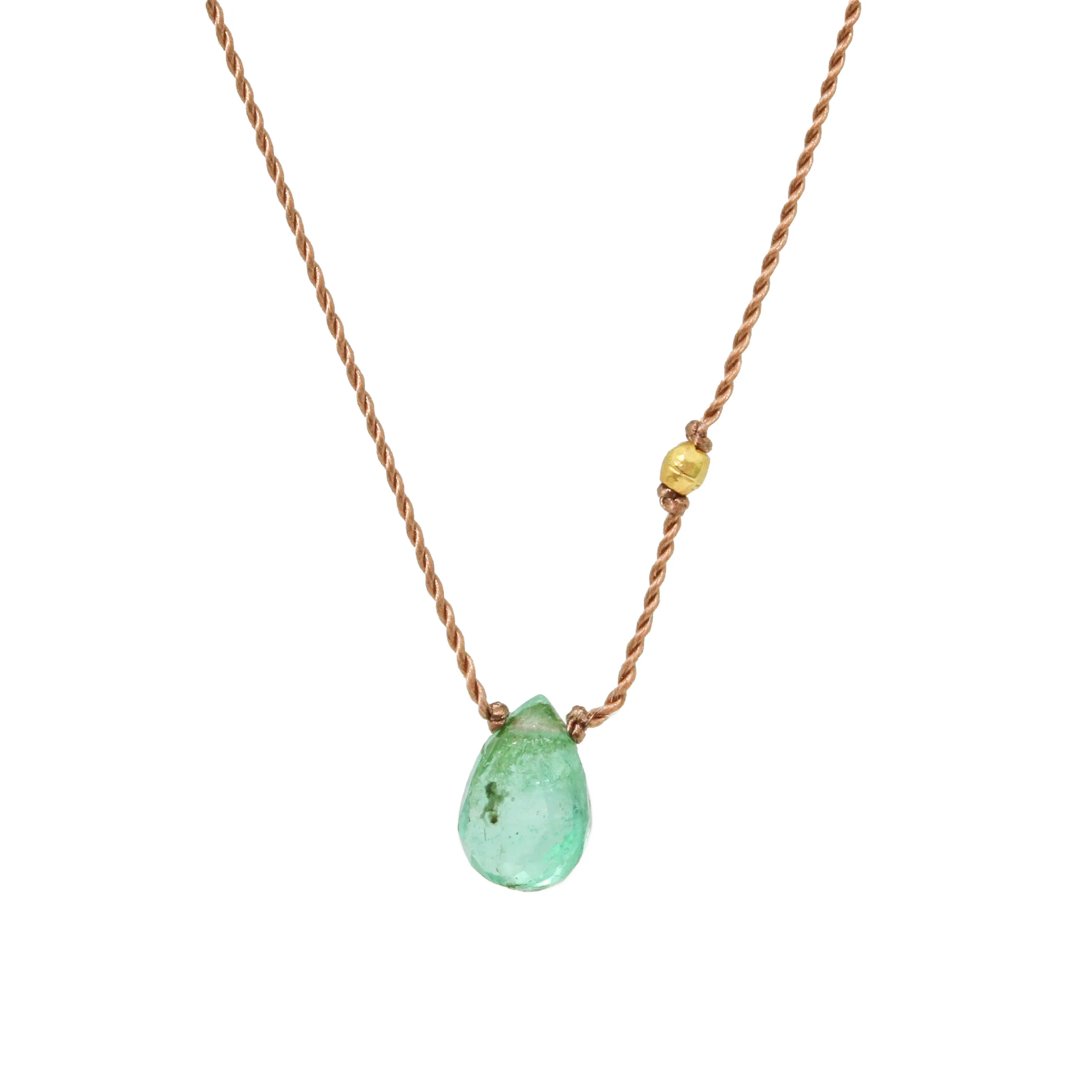 Emerald Drop Necklace