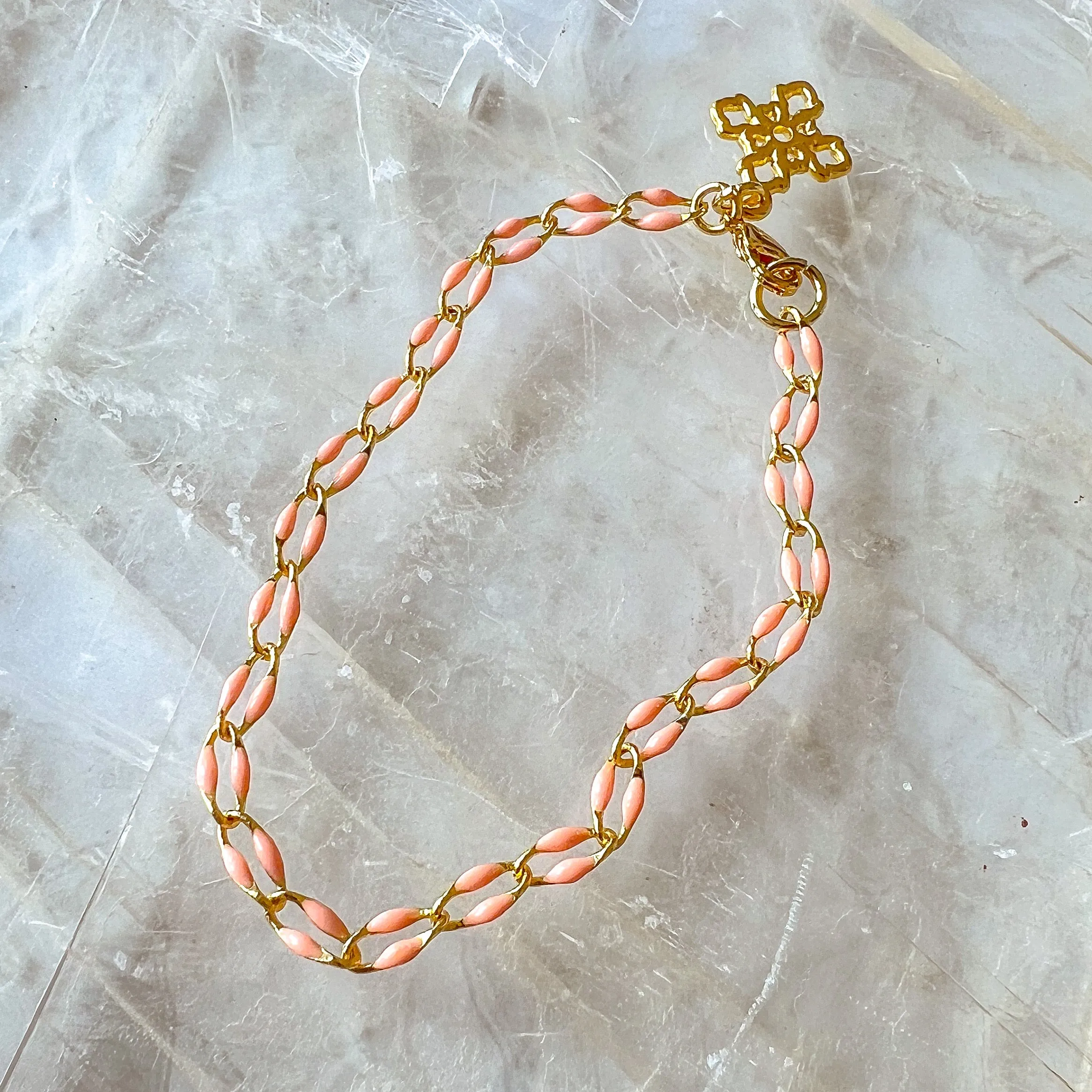 Enamel Chain Bracelet